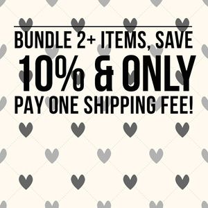Bundle, Save & Pay only one shipping fee